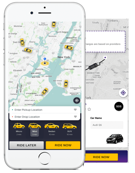 uber clone app for taxi business