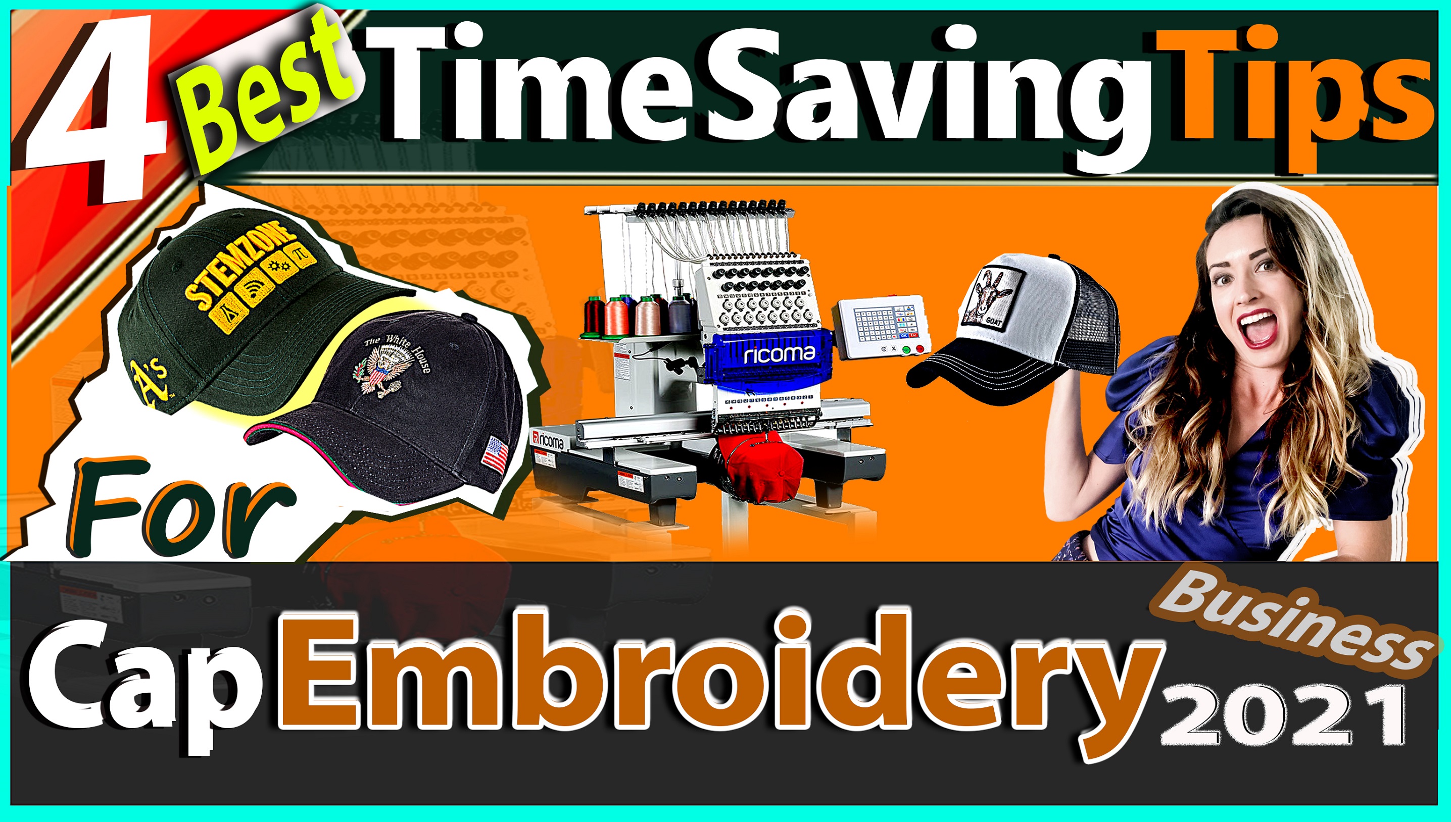 4 Best Tips for Cap Embroidery to increase productivity