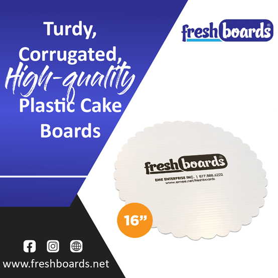 Top 7 Reasons to Purchase Freezer-Proof Corrugated Plastic Cake Boards
