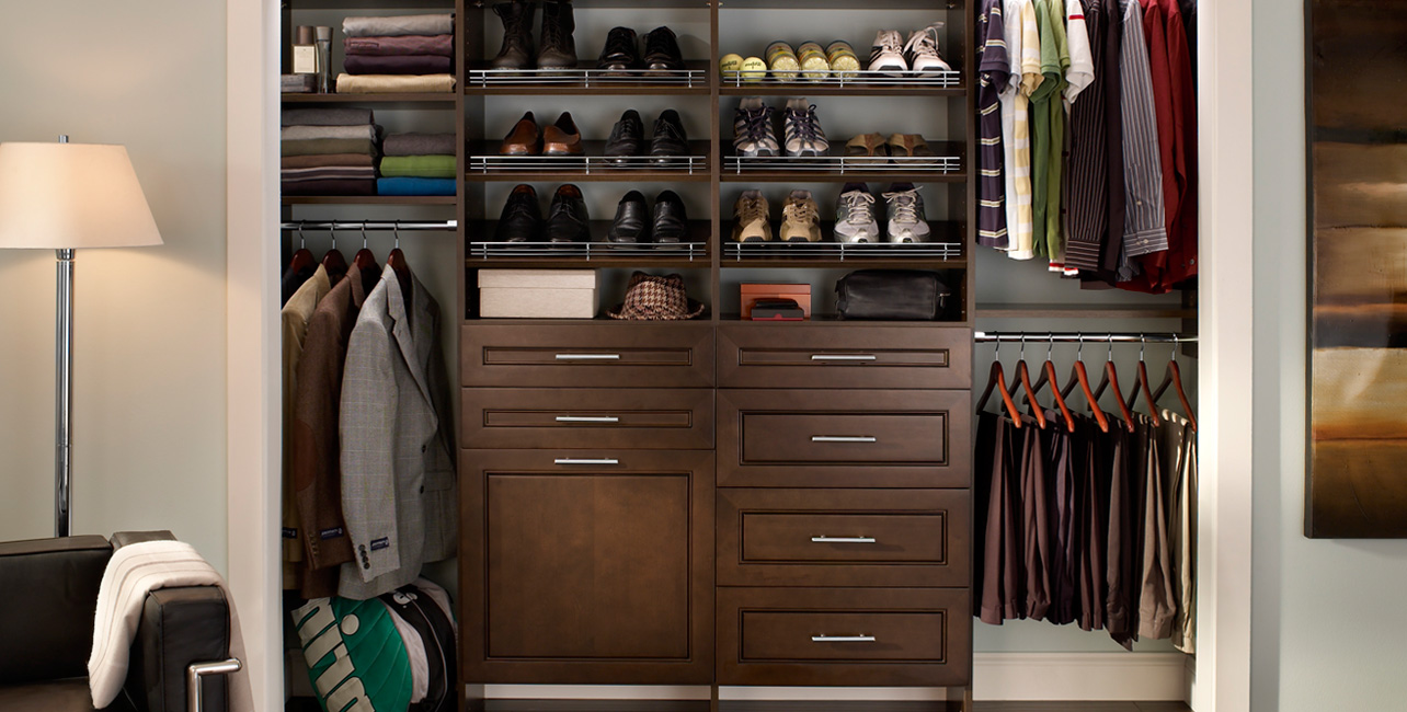 Reach-in Closet Systems - Custom Reach-in Closet - ClosetStudio Inc