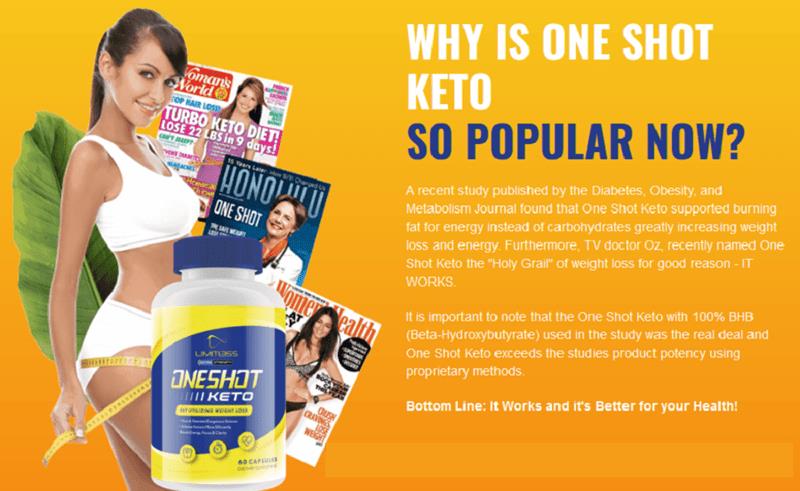 What Are The One Shot Keto Natural Ingredients For Weight Loss?