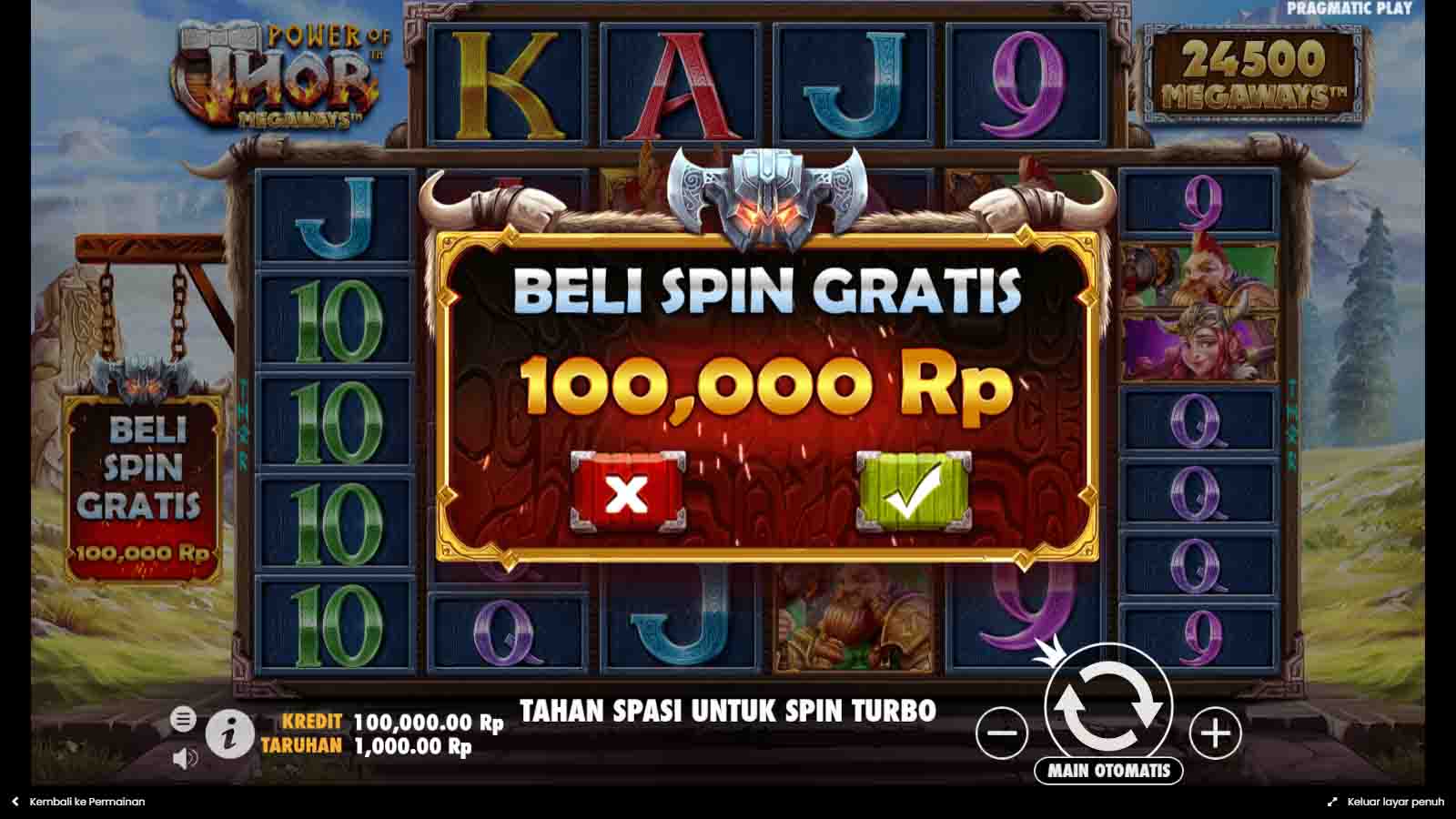 Deposit DANA Slot Online Pragmatic Play | Power of Thor Megaways™