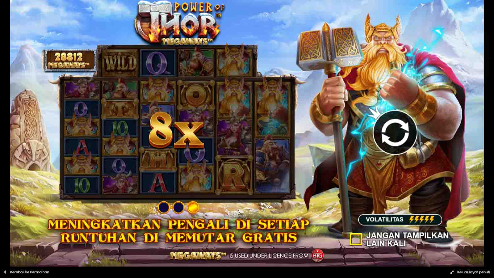 Rahasia Slot Online Power of Thor Megaways™ Lebih Mudah Menang dari Starlight Princess