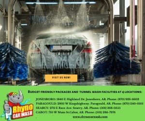 Car Wash, Detailing, Wax, Vacuum Jonesboro AR - Rhyno Car Wash
