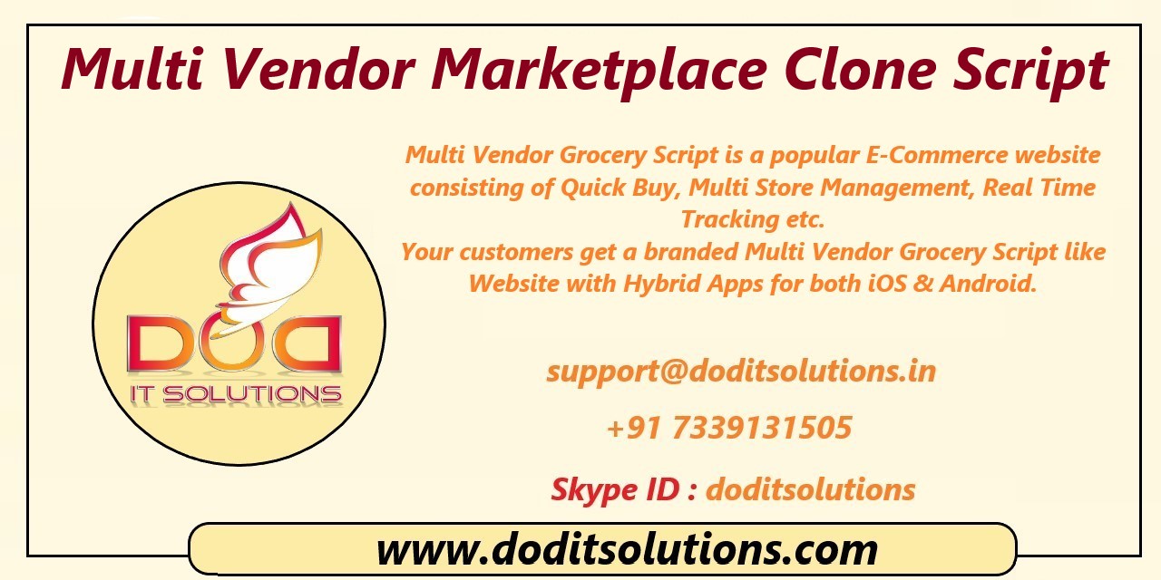 MULTI VENDOR STORE SCRIPT - WEBSITE SCRIPTS