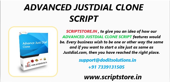 Just Dial Clone, Real Estate Script Booking, Search Engine