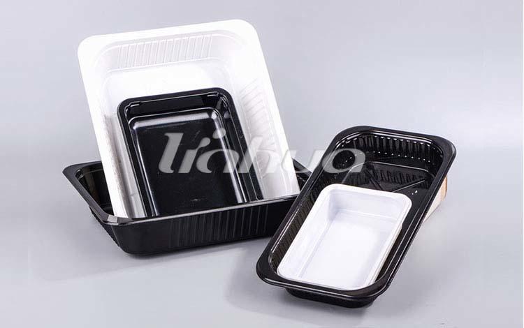 The CPET plastic tray is a good solution for environmentally friendly packaging
