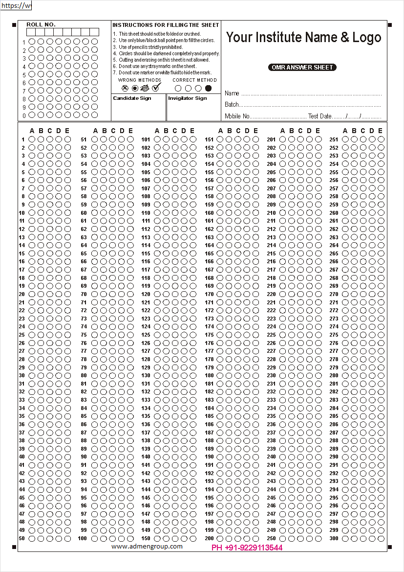 Question paper Maker software for MCQ Test