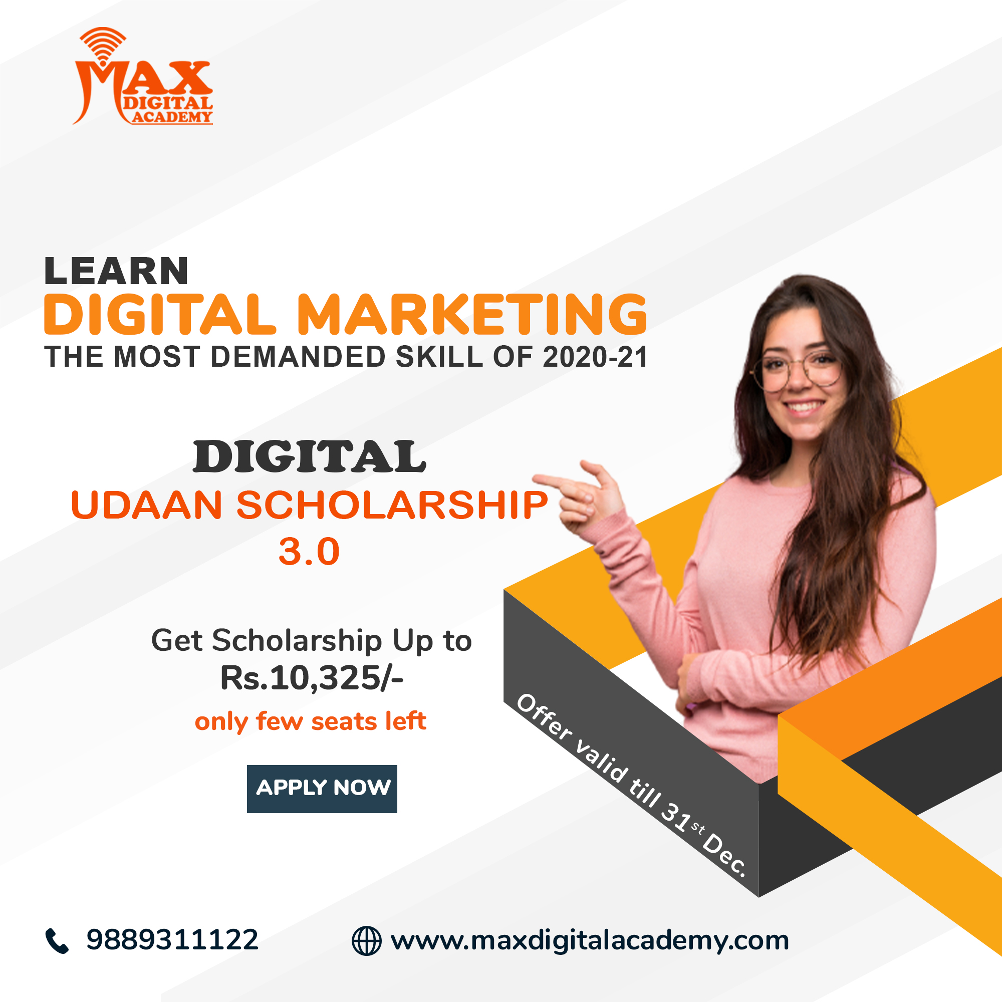 Advance Digital Marketing Course in India - Max Digital Academy