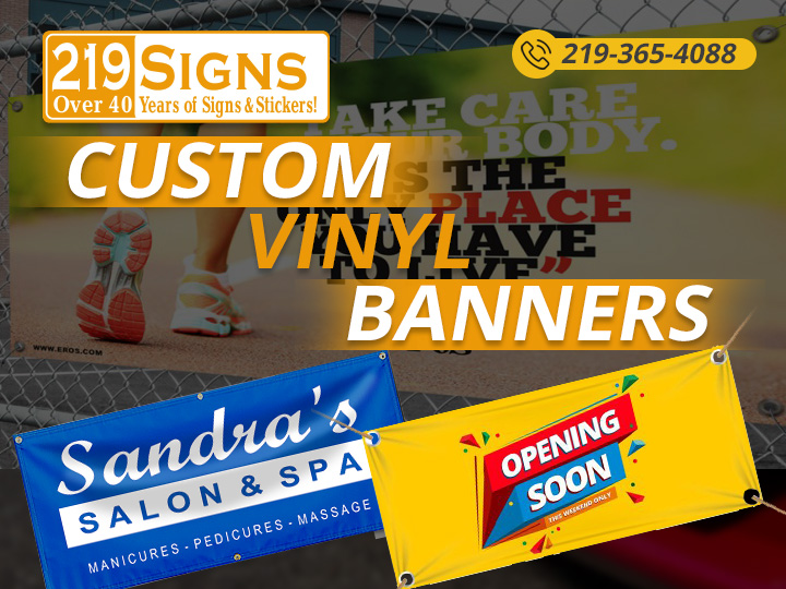 Custom vinyl banners