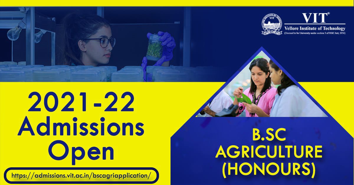 2021-22 Admissions Open for BSc Hons Agriculture 4 year programme
