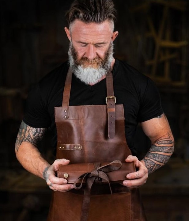 Leather Work Apron - Apron For Everyone | Laprons