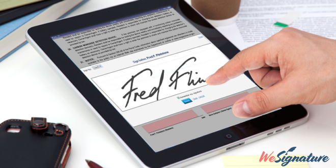 Free Electronic Signature in Word Wesignature