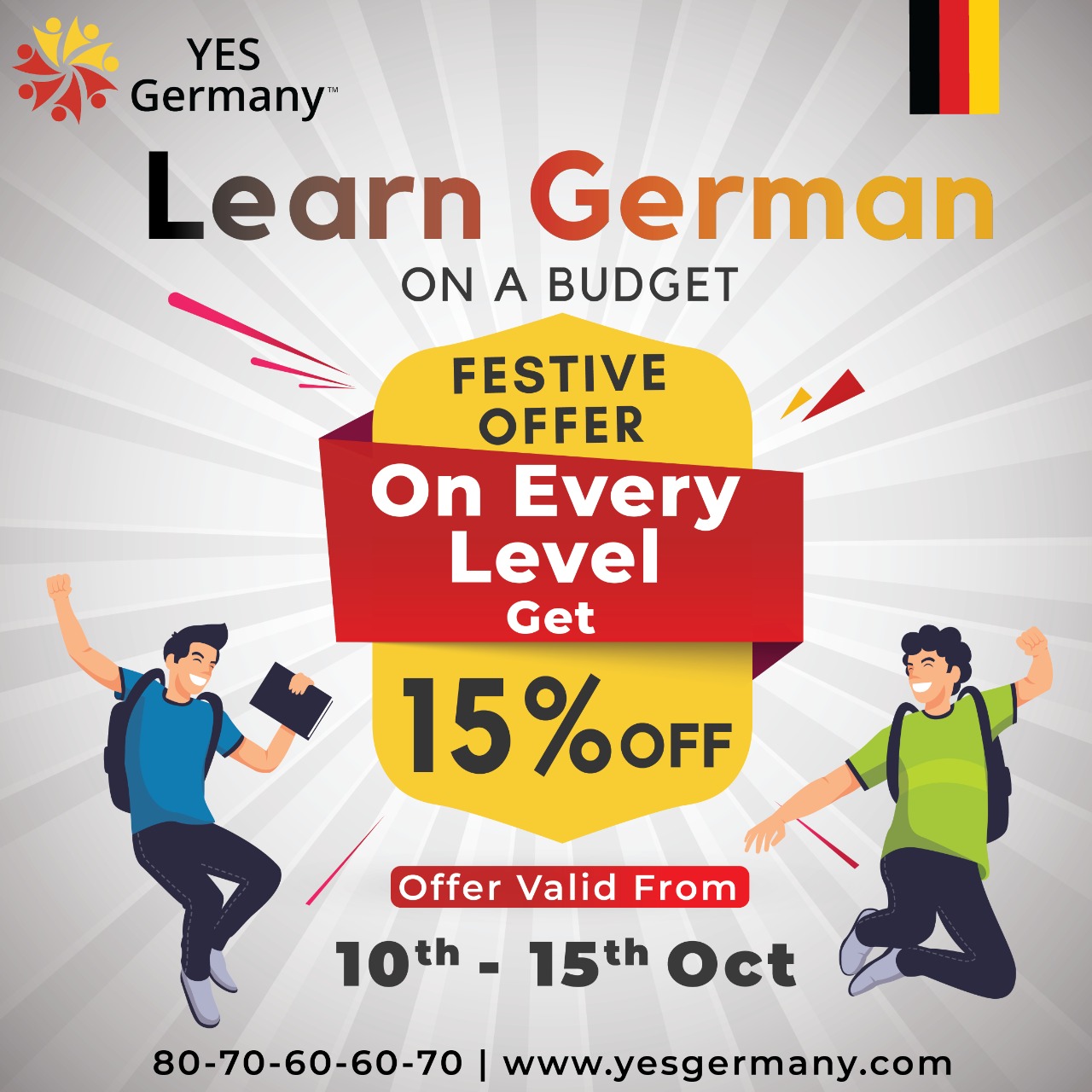 Learn German Language | YES Germany - 8070606070