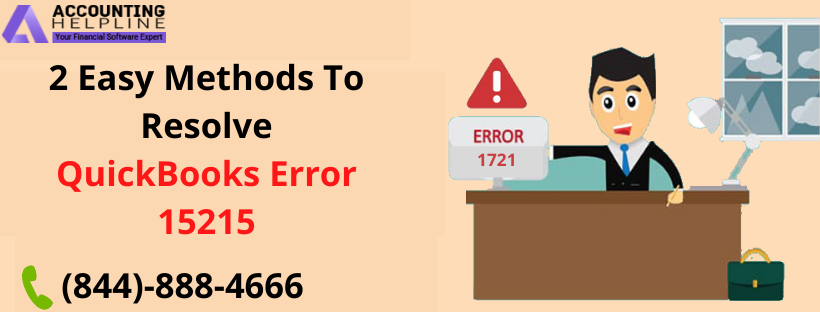 A complete guide to properly address QuickBooks error 15215
