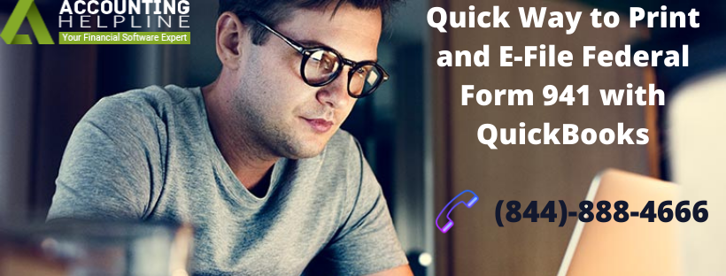 Here's is a Method that will Resolve e-file federal form 941 with QuickBooks