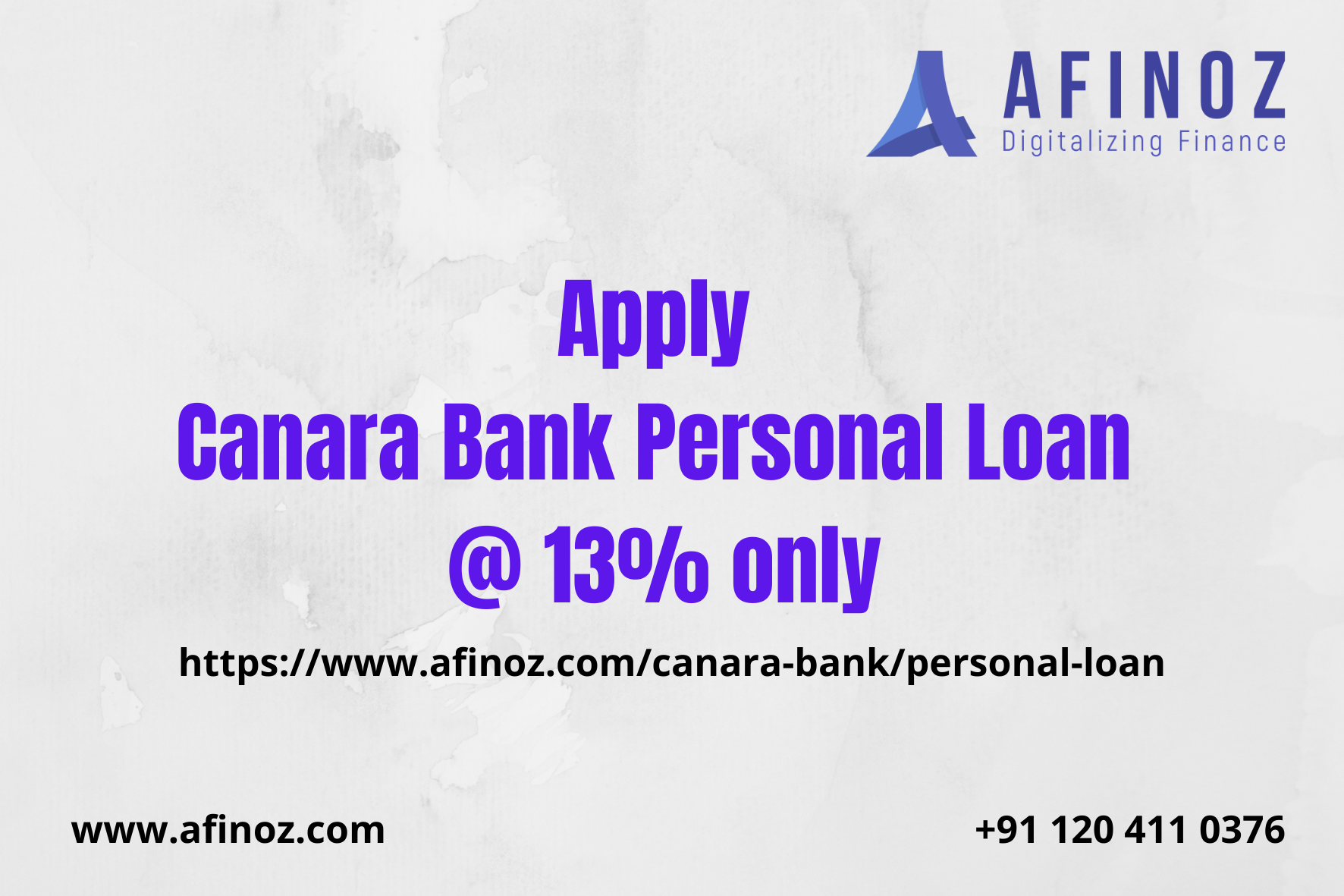 Apply Canara Bank Personal Loan @ 13% only