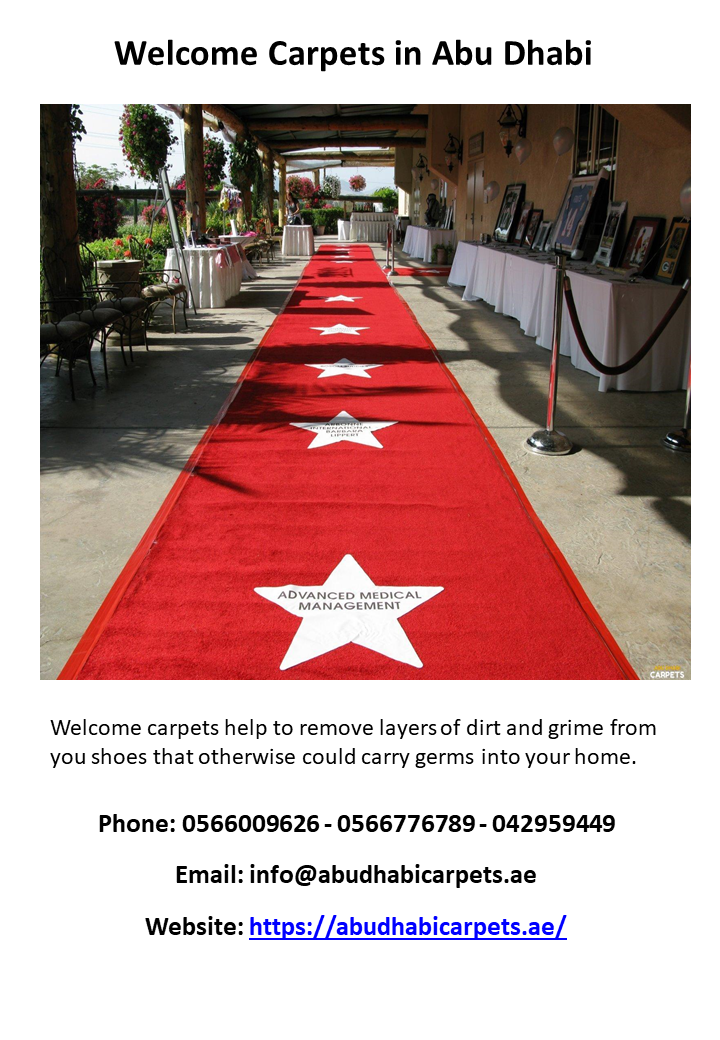 Welcome Carpets in Abu Dhabi