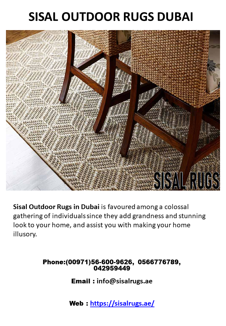 SISAL OUTDOOR RUGS DUBAI
