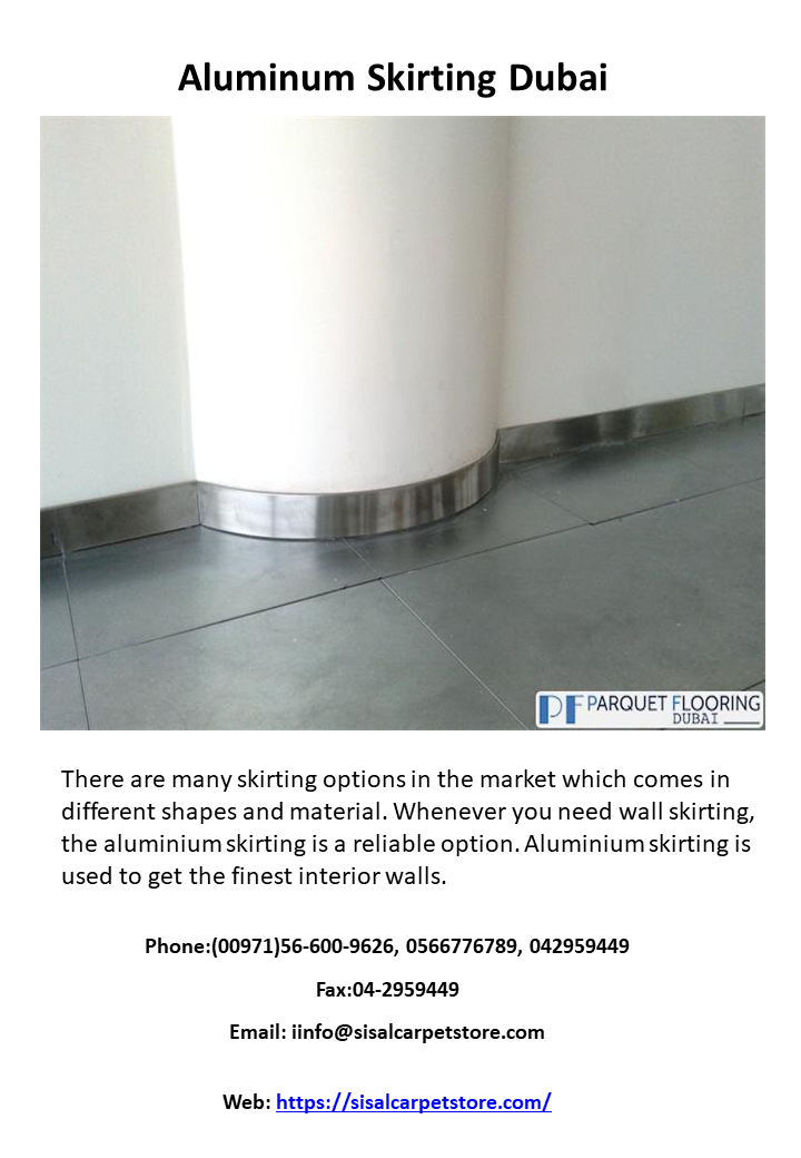 Aluminum Skirting Dubai