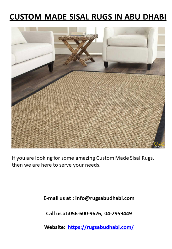 CUSTOM MADE SISAL RUGS
