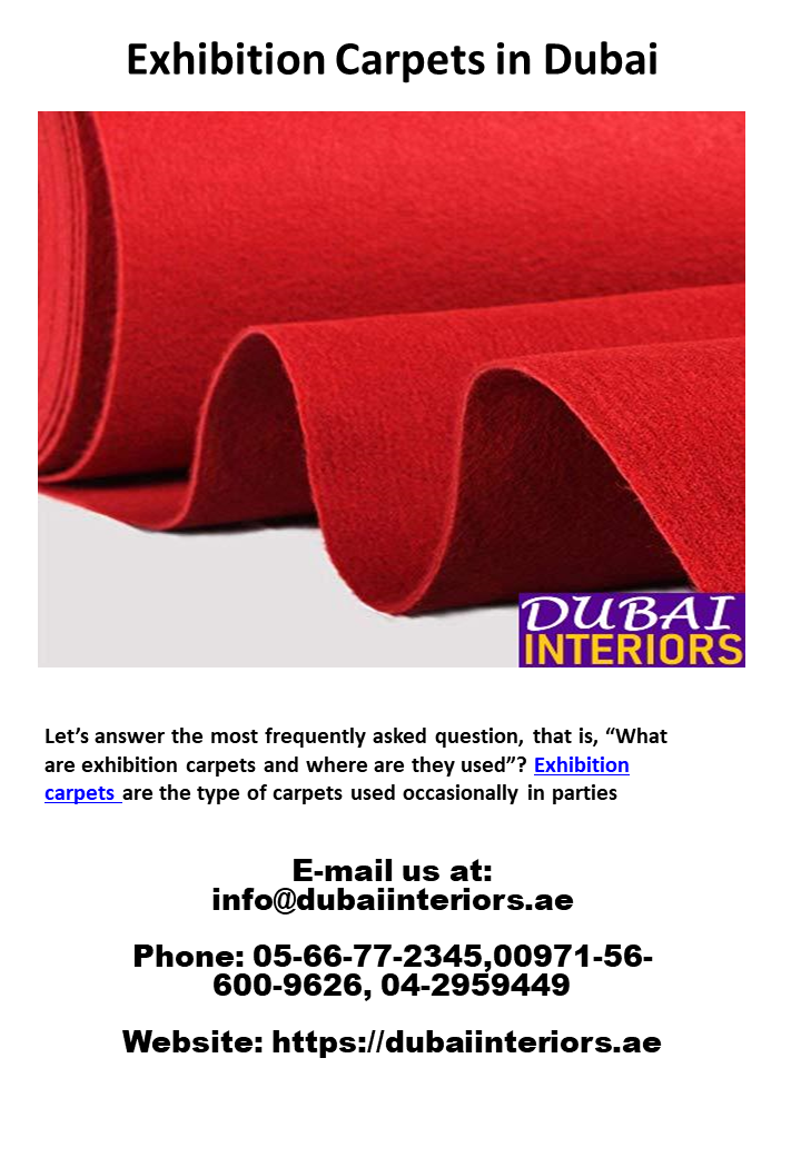Exhibition Carpets in Dubai