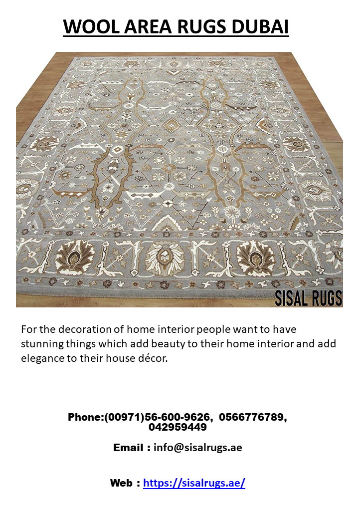 WOOL AREA RUGS DUBAI
