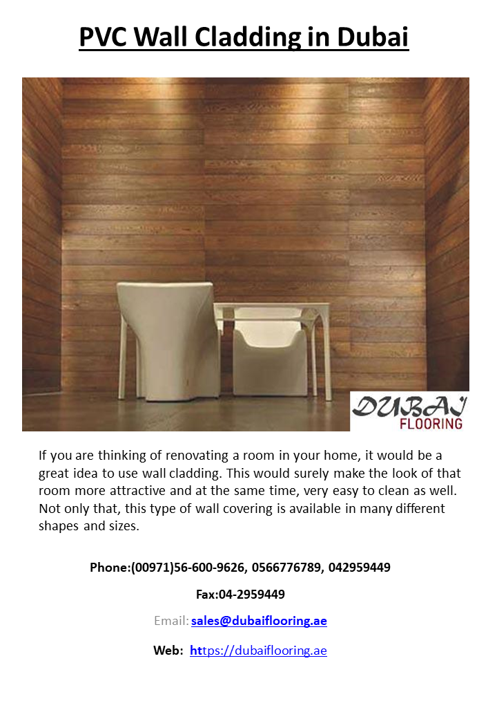 PVC Wall Cladding in Dubai