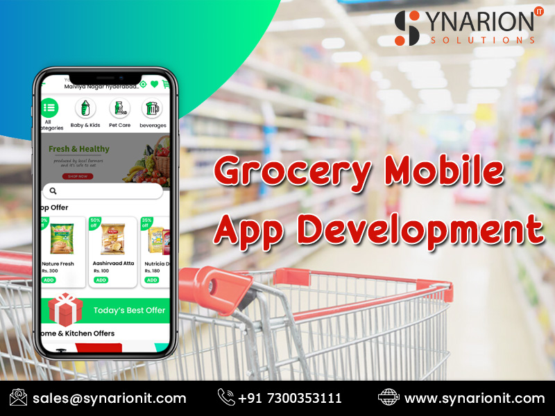 Get The Best Grocery Mobile App By Highly Skilled Developers