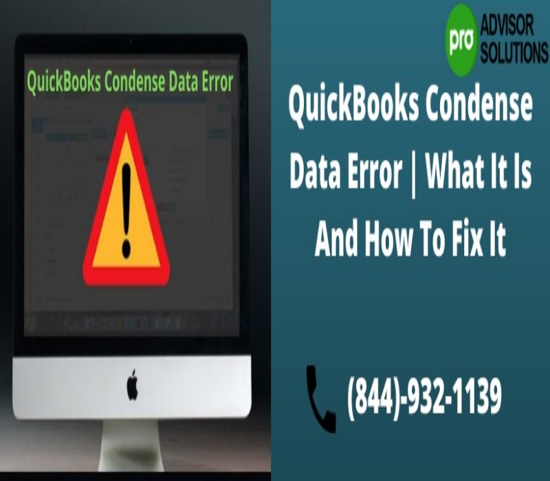 Get full Assistance on Fixing QuickBooks condense data error