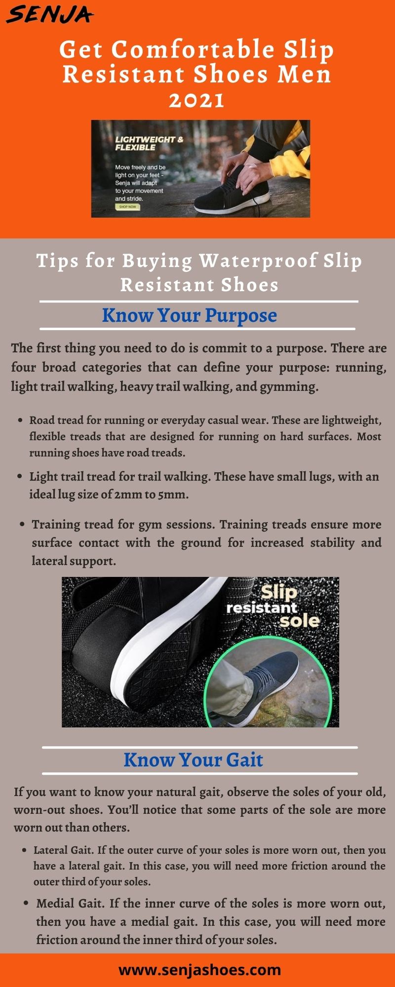 Get Comfortable Slip Resistant Shoes Men 2021
