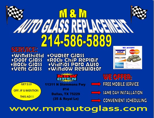 Auto glass replacement Flower Mound TX