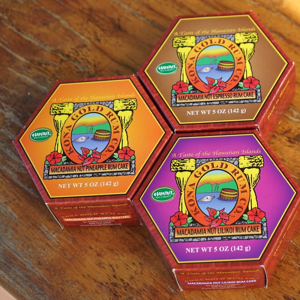 World Class Kona Coffee to Go with Delicious Rum Cakes