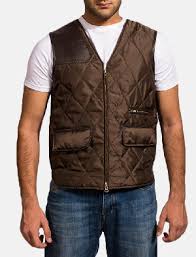 men's motorcycle leather vests: