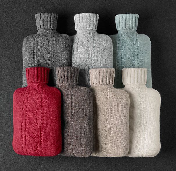 HOT WATER BOTTLES-CASHMERE