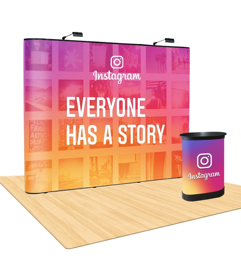 Trade Show backdrop in Toronto | Best Pop Up Displays at Display Solution