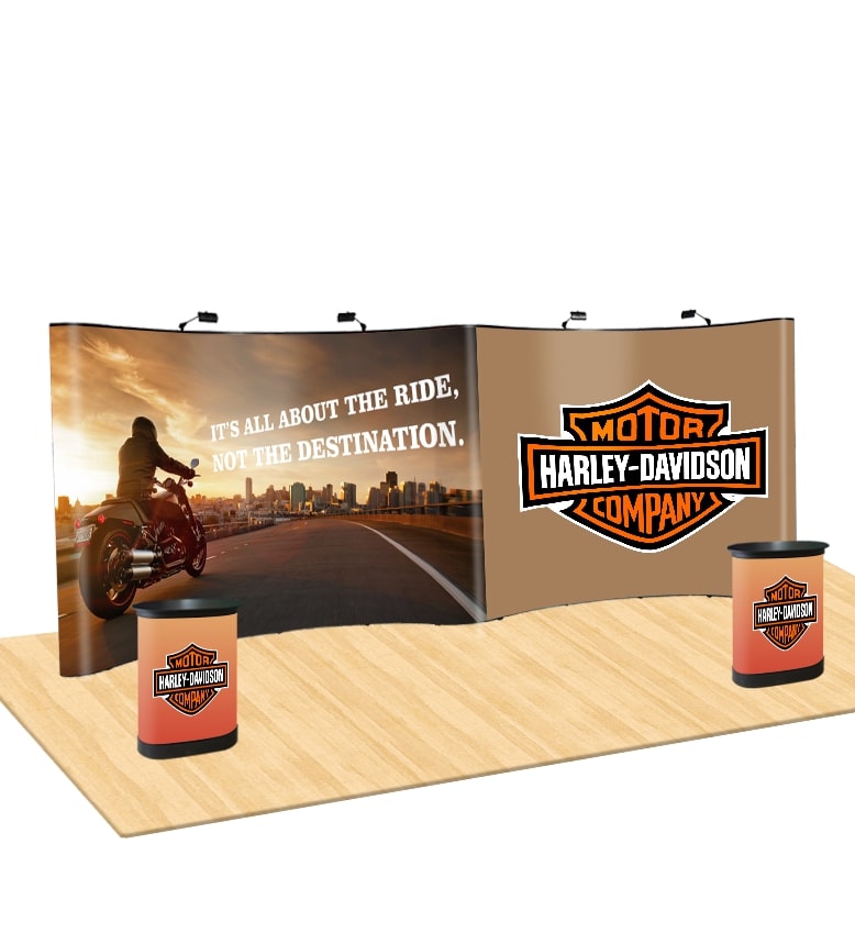 Eye-Catching - Pop Up Booth Displays - Personalized Space 