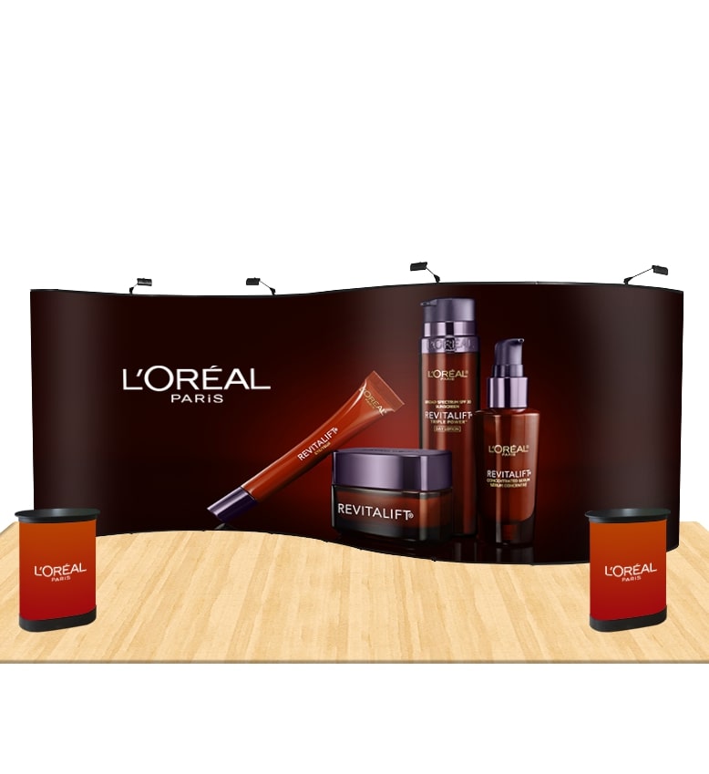 Trade Show Booth Displays - Custom Graphics - High Bright Visibility 