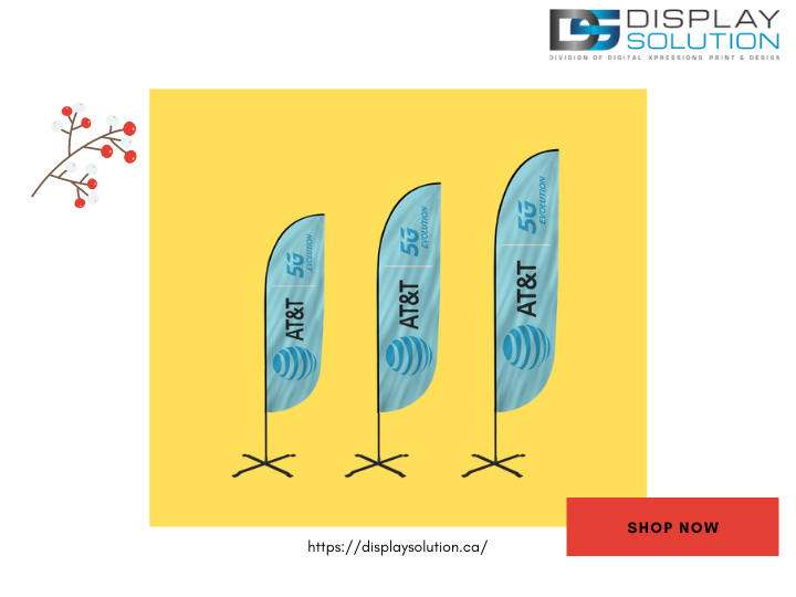 Start A Next Level Marking With Flag Banner At Display Solution