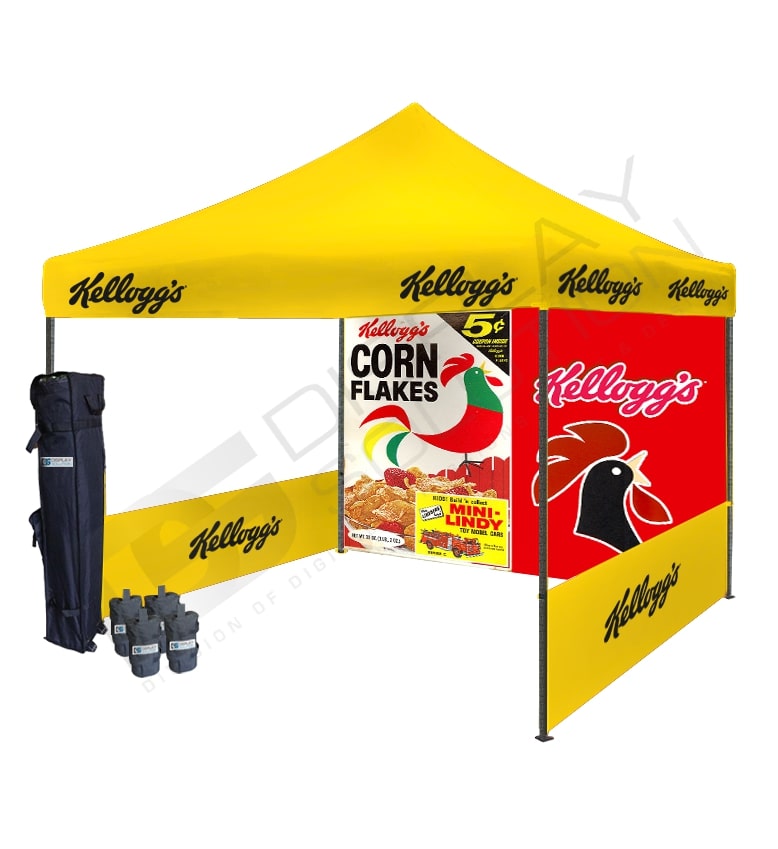 Improve Your Branding By Pop Up Tent With Logo | Display Solution 