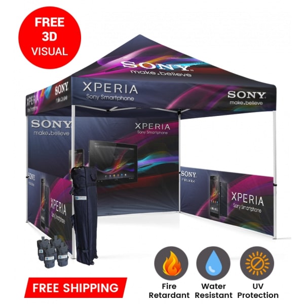 Displays Solution | Best Custom Pop Up Tents With High Quality | Canada