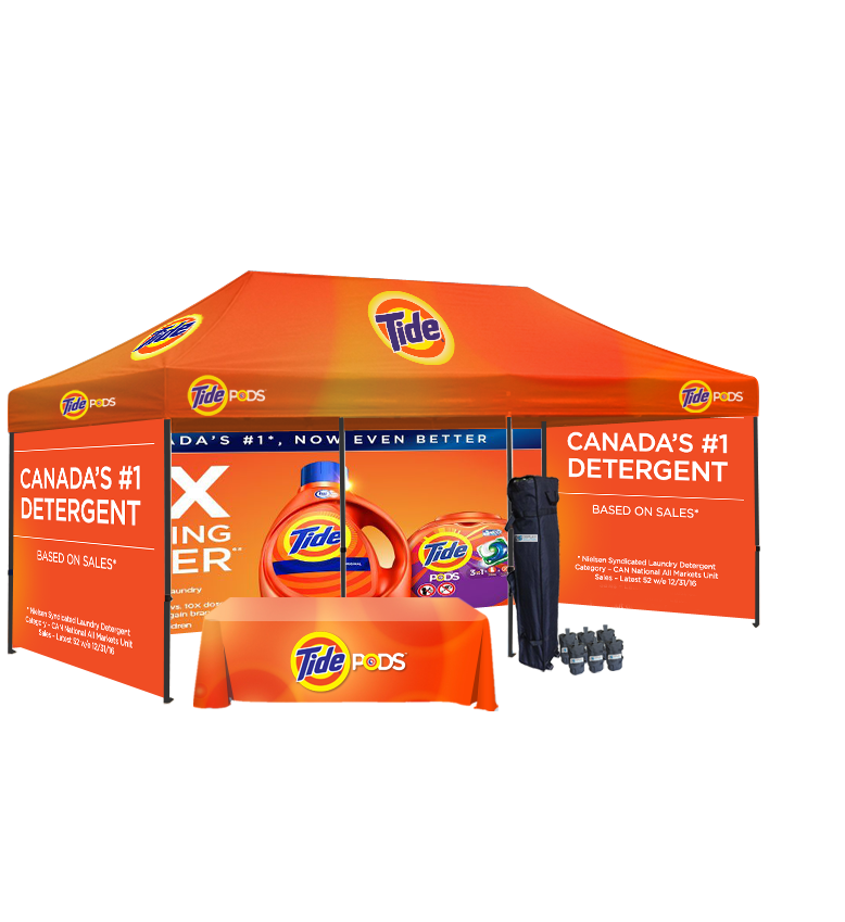 Promotional Canopy Tent With Unlimited Graphics | Canada