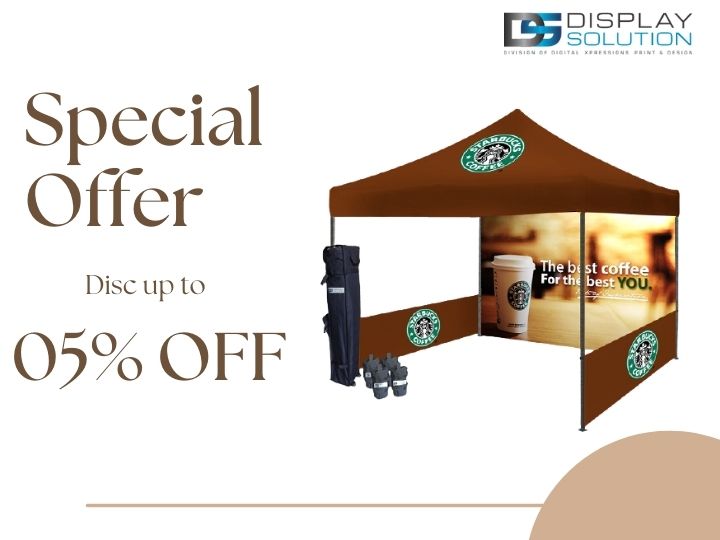Display Solution Custom Printed Tent for Indoor and Outdoor Events