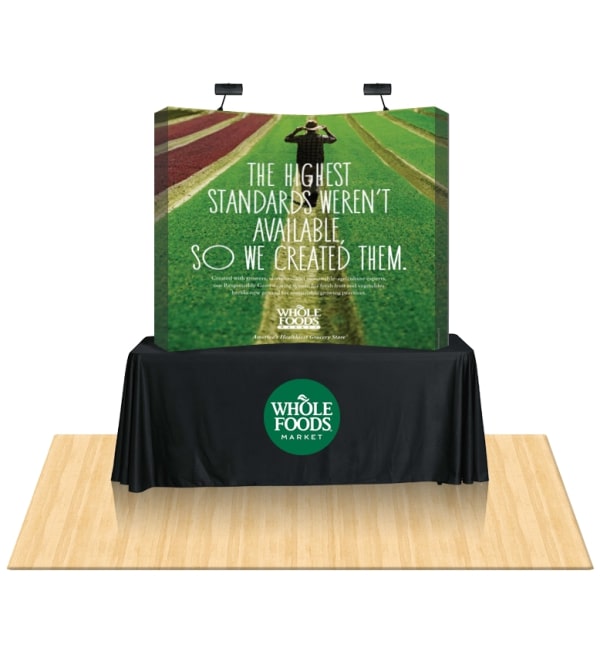 Use Portable Trade Show Booths, With Unique Backdrop | Display Solution