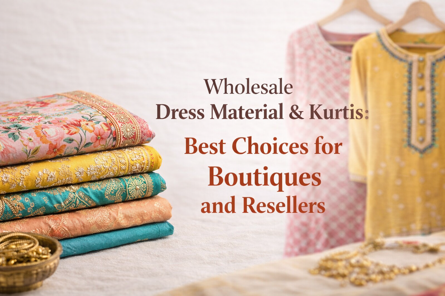 Wholesale Dress Material & Kurtis: Best Choices for Boutiques and Resellers