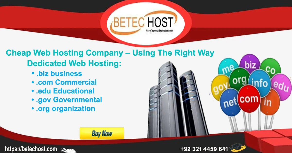 Cheap Web Hosting Company – Using the Right Way