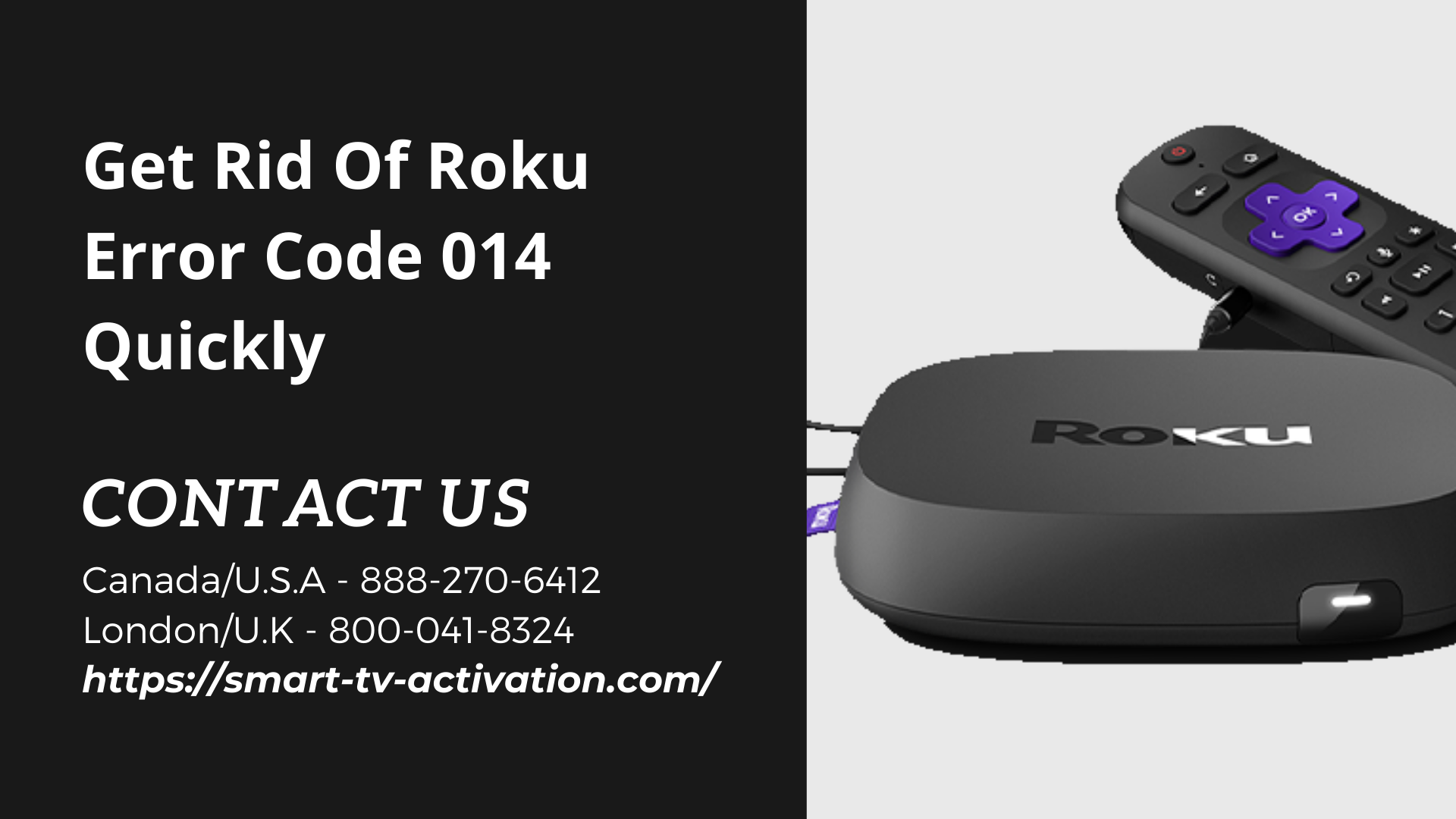Get Rid Of Roku Error Code 014 Quickly