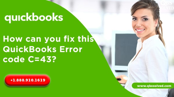 Resolve QuickBooks Error Code C=43