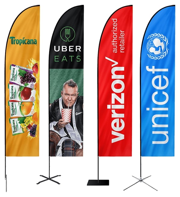 Advertising Flags Image Will Appear Reversed On Backside | Tent Depot | Canada