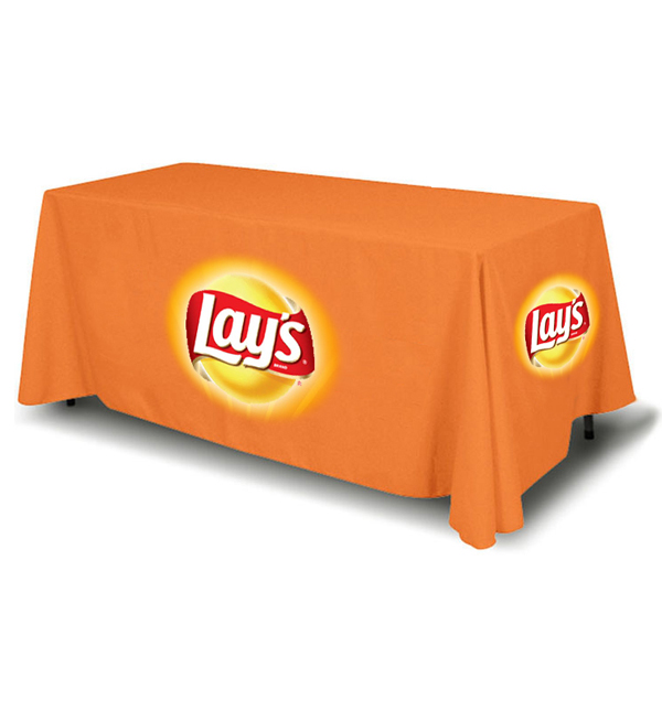 Custom Tablecloth - Table Coverings With Logo | Edmonton | Tent Depot